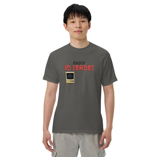 Internet - Camiseta gruesa teñida unisex