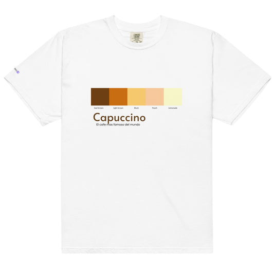 Cappuccino - Camiseta gruesa teñida unisex