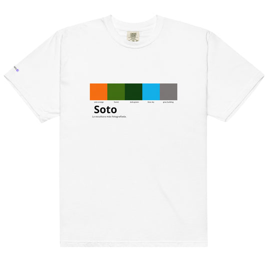 Soto - Camiseta gruesa teñida unisex
